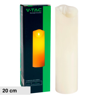V-Tac VT-7568 Lampada LED da Tavolo Effetto Candela a Batteria Ø53x200mm -...