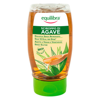 Equilibra Sciroppo di Agave Bio Dolcificante Gusto Delicato - Flacone da 350g