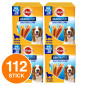 Immagine 1 - 112 Pedigree Dentastix Medium per l'igiene orale del cane - 4 Confezioni da 28 Stick