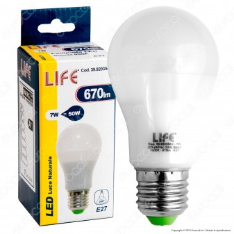 Life Serie GF Lampadina LED E27 7W Bulb A55