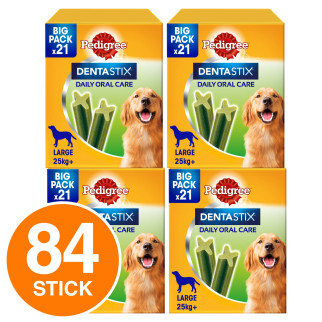 Dentastix Fresh Large Pedigree per l'igiene orale del cane 84 Stick