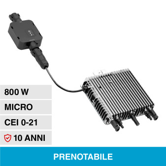 V-Tac Microinverter On Grid 800W Monofase IP67 Antenna Wi-Fi per Impianto...