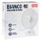 Immagine 2 - CFG Bianco 40 Ventilatore Oscillante da Tavolo 40W a 3 Pale Colore Bianco - mod. EV007