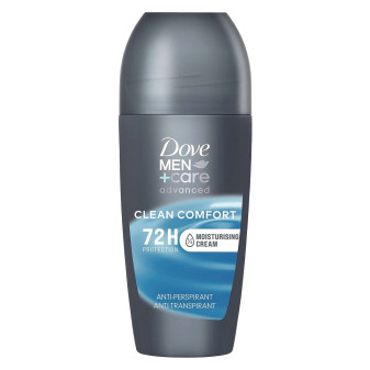 Dove Men+Care Deodorante Roll-On Clean Comfort Anti-Traspirante - Flacone da...