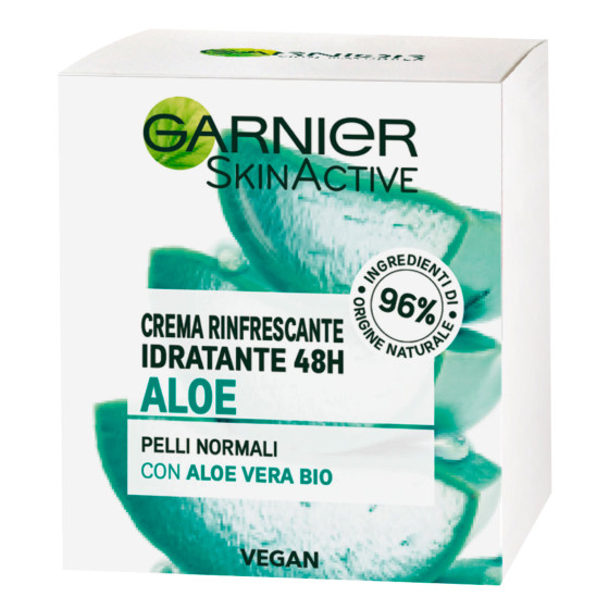 Crema Rinfrescante Idratante 48h con Aloe Vera Garnier SkinActive Crema Rinfrescante Idratante 48h con Aloe Vera Garnier SkinActive