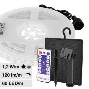 V-Tac VT-2835 Striscia LED Flessibile RGB 6W SMD 60 LED/m IP67 Pannello...