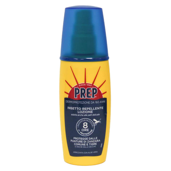 Lozione Insetto Repellente contro Zanzare e Zecche 100ml Prep Lozione Insetto Repellente contro Zanzare e Zecche 100ml Prep