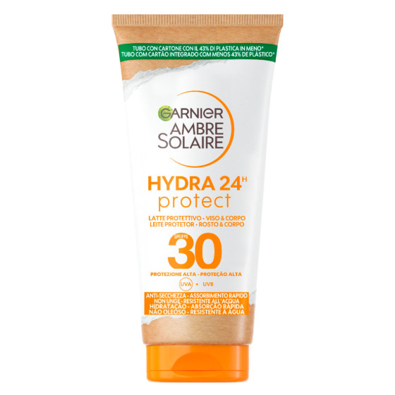 Hydra 24h Protect SPF 30 Burro di Karitè Garnier Ambre Solaire Hydra 24h Protect SPF 30 Burro di Karitè Garnier Ambre Solaire
