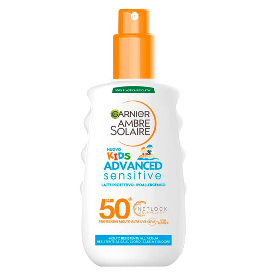 Spray Solare IP 50+ Kids Sensitive Garnier 200ml Spray Solare IP 50+ Kids Sensitive Garnier 200ml