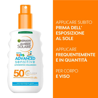 Spray Solare IP 50+ Kids Sensitive Garnier 200ml