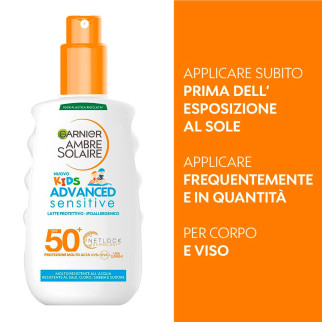 Spray Solare IP 50+ Kids Sensitive Garnier 200ml