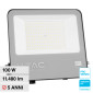 Immagine 1 - V-Tac Pro VT-44101 Faro LED 100W Faretto SMD IP65 Chip Samsung Colore Nero - SKU 8846 / 8847