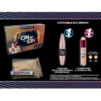 Mascara e Correttore Maybelline New York Cin Cin Regalo