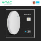 Immagine 10 - V-Tac VT-8033RD Plafoniera LED Rotonda 15W SMD Chip Samsung IP44 Colore Bianco - SKU 2113889 / 2155669 / 2113899