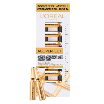 L'Oréal Paris Age Perfect Collagen Expert Ampolle Azione Rimagliante...
