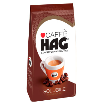Hag Caffè Decaffeinato Solubile Aroma Intenso - Confezione da 100g
