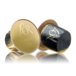 40 Caps Caffè Espresso Onyx L'Or Compatibili Nespresso Int.12