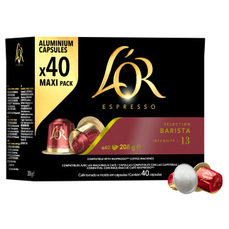 40 capsule Caffè Espresso Barista per Nespresso Int 13 L'Or