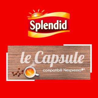 40 Capsule Caffè Espresso Classico Alluminio Int 10 Splendid