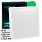 V-Tac VT-8618 Plafoniera LED Quadrata 18W SMD IP44 Colore Bianco - SKU 7624 / 7625 / 7626