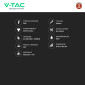Immagine 3 - V-Tac VT-11016 Track Light da Binario con Portalampada per Lampadine GU10 Colore Bianco - SKU 6783