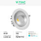 Immagine 4 - V-Tac VT-26451 Faretto LED da Incasso Rotondo 40W COB Colore Bianco - SKU 211279 / 211280