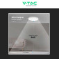 Immagine 13 - V-Tac VT-8624S Plafoniera LED Rotonda 24W SMD IP44 Sensore di Movimento e Crepuscolare - SKU 7662 / 7663 / 7664 [TERMINATO]