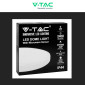 Immagine 14 - V-Tac VT-8624S Plafoniera LED Rotonda 24W SMD IP44 Sensore di Movimento e Crepuscolare Colore Bianco - SKU 7662 / 7663 / 7664