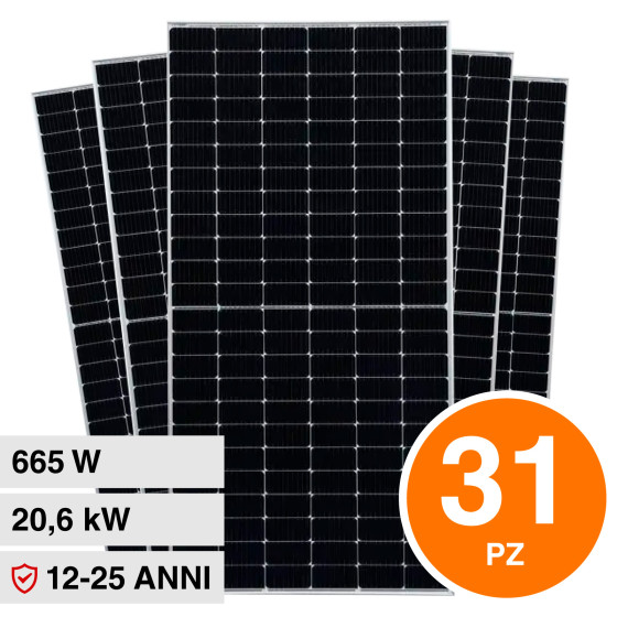VT-665 31 Pannelli Solari Fotovoltaici 665W IP68 V-Tac VT-665 31 Pannelli Solari Fotovoltaici 665W IP68 V-Tac
