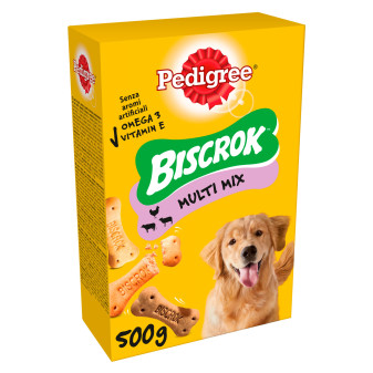 Pedigree Biscrok Multi Mix Biscotti Croccanti Gusto Carne per Cani -...