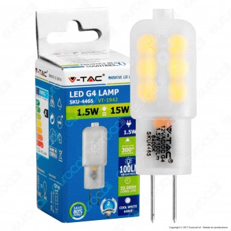 V-Tac VT-1942 Lampadina LED G4 1,5W Bulb - SKU 4463 / 4464 / 4465