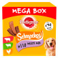 Pedigree Schmackos Multi Mix Striscioline Succulente Gusti Misti per Cani - Confezione da 110 Snack