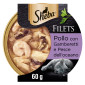 Immagine 1 - Sheba Filets Pollo con Gamberetti e Pesce dell'Oceano Cibo per Gatti - Vaschetta da 60g