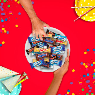 Snack Misti Mars Snickers Twix Bounty MilkyWay 1,4Kg Minis Mixed