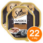 Sheba Classics Paté con Selvaggina Cibo per Gatti - 22 Vaschette da 85g