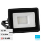 V-Tac VT-118 Faro LED Faretto 10W SMD IP65 Chip Samsung Colore Nero - SKU 20304 / 20305 / 20306