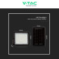 Immagine 8 - V-Tac VT-40W Faro LED Floodlight 6W IP65 Colore Nero con Pannello Solare e Telecomando - SKU 7822 / 7821