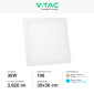 Immagine 4 - V-Tac VT-3107 Pannello LED Quadrato 36W SMD da Incasso con Driver - SKU 216430 / 216431