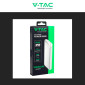 Immagine 11 - V-Tac VT-10005 Power Bank Portatile 10000mAh con Ricarica Rapida 22,5W PD e Indicatore LED di Carica Colore Bianco - SKU 7834