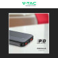 Immagine 6 - V-Tac VT-10000 Power Bank Portatile 10000mAh con Ricarica Rapida 22,5W PD e Indicatore LED di Carica Colore Nero - SKU 7831
