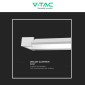 Immagine 11 - V-Tac VT-819 Lampada LED da Muro 16W SMD IP44 Applique Ruotabile Colore Bianco - SKU 218533 / 218534