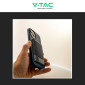 Immagine 5 - V-Tac VT-100011 Power Bank Wireless 10000mAh con Ricarica Rapida 20W PD Attacco Magnetico e Display - SKU 7849