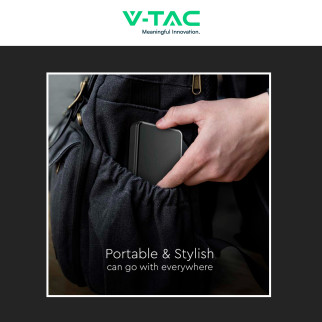 Power Bank 5000mAh Ricarica Rapida PD VT-50005 V-Tac
