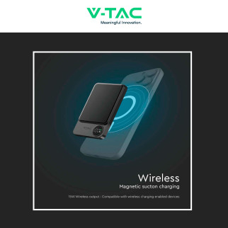Power Bank 5000mAh Ricarica Rapida PD VT-50005 V-Tac