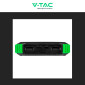 Immagine 10 - V-Tac VT-11111 Power Bank Wireless 10000mAh con Pannello Solare Indicatore LED Colore Nero e Verde - SKU 7835