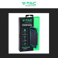 Immagine 11 - V-Tac VT-11111 Power Bank Wireless 10000mAh con Pannello Solare Indicatore LED Colore Nero e Verde - SKU 7835