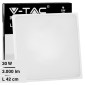 Immagine 1 - V-Tac VT-8630 Plafoniera LED Quadrata 30W SMD IP44 Colore Bianco - SKU 7630 / 7631 / 7632