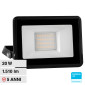 Immagine 1 - V-Tac VT-128 Faro LED 20W Faretto SMD IP65 Chip Samsung Colore Nero - SKU 20307 / 20308 / 20309