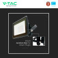 Immagine 12 - V-Tac VT-128 Faro LED 20W Faretto SMD IP65 Chip Samsung Colore Nero - SKU 20307 / 20308 / 20309
