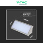 Immagine 8 - V-Tac VT-8054 Lampada LED da Muro 12W SMD Colore Grigio Applique IP65 - SKU 218233 / 218234 / 218235